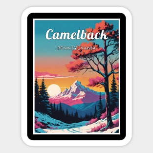 Camelback ski Pennsylvania usa Sticker